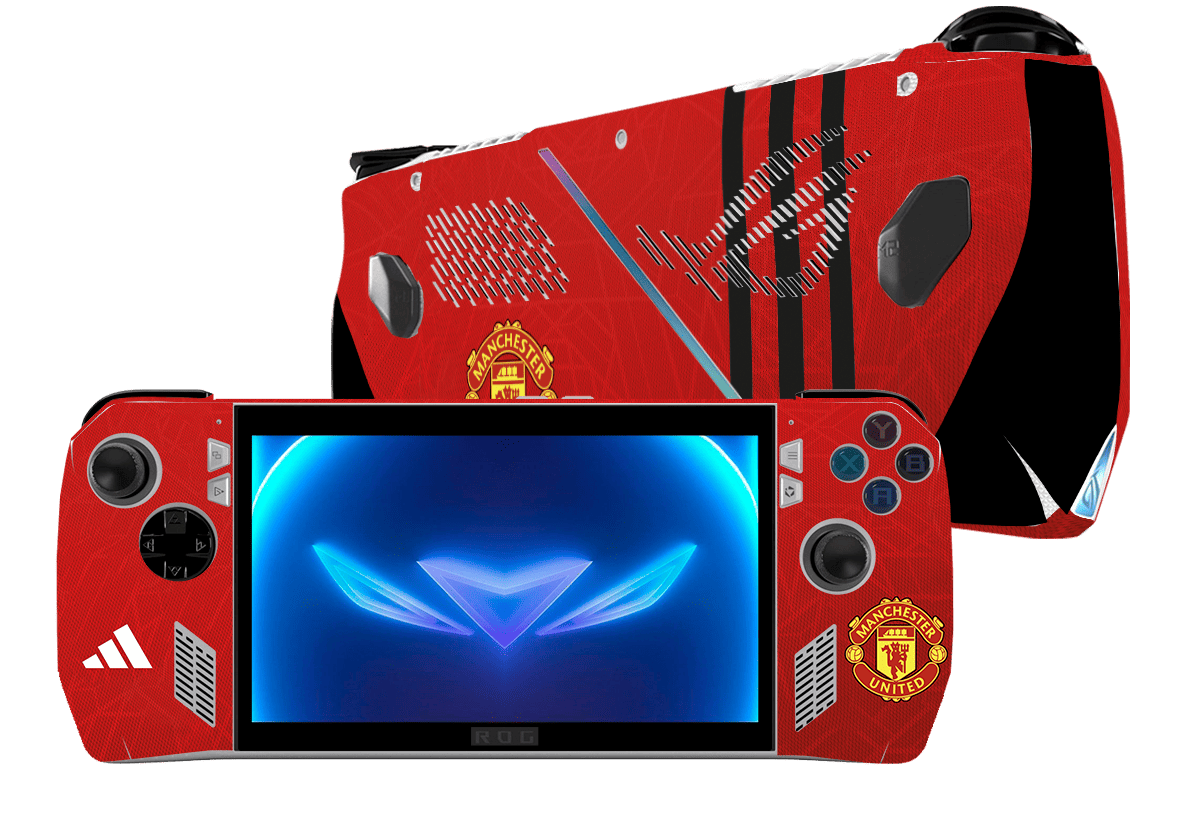 Manchester United Asus Rog Ally Handheld Gaming Computer Skin