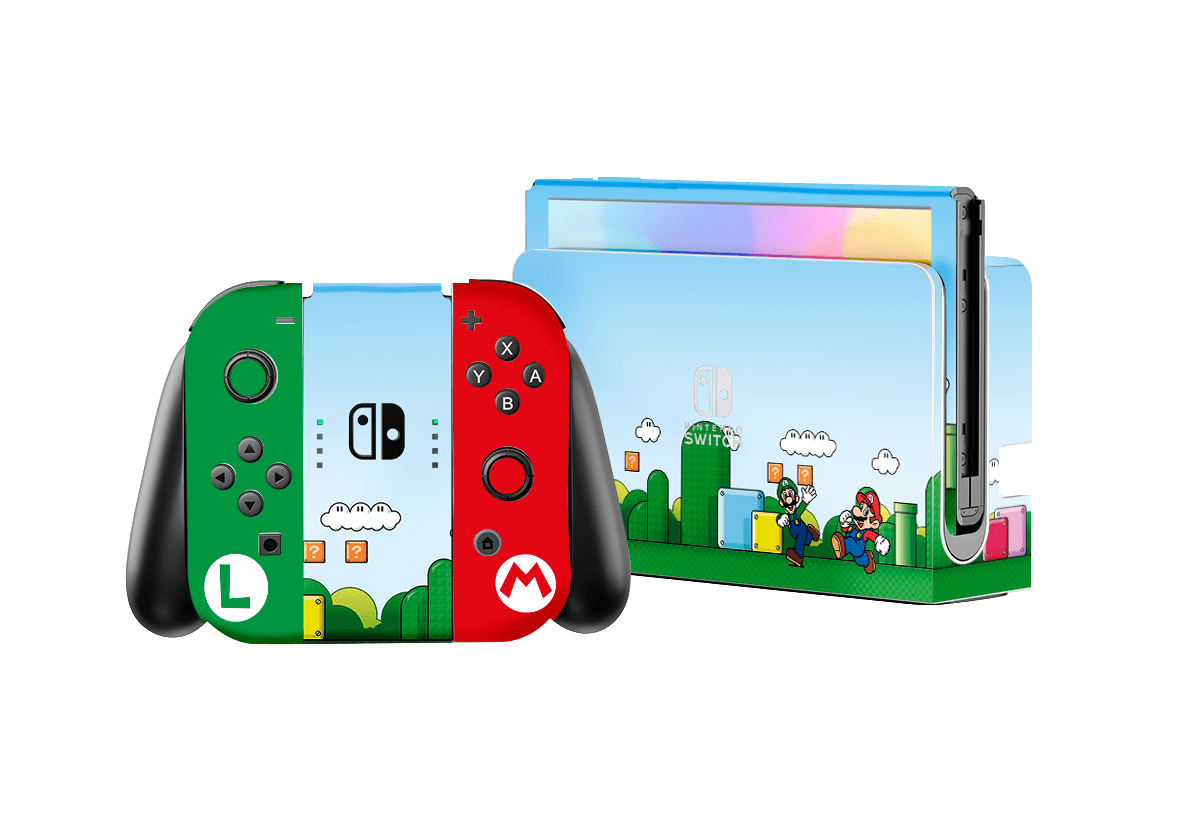 Mario World Skin Nintendo Switch OLED (2021) Xonebrand