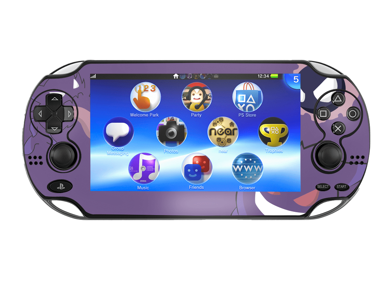 Pokemon Gengar Skin Playstation Portable PSVita Fat