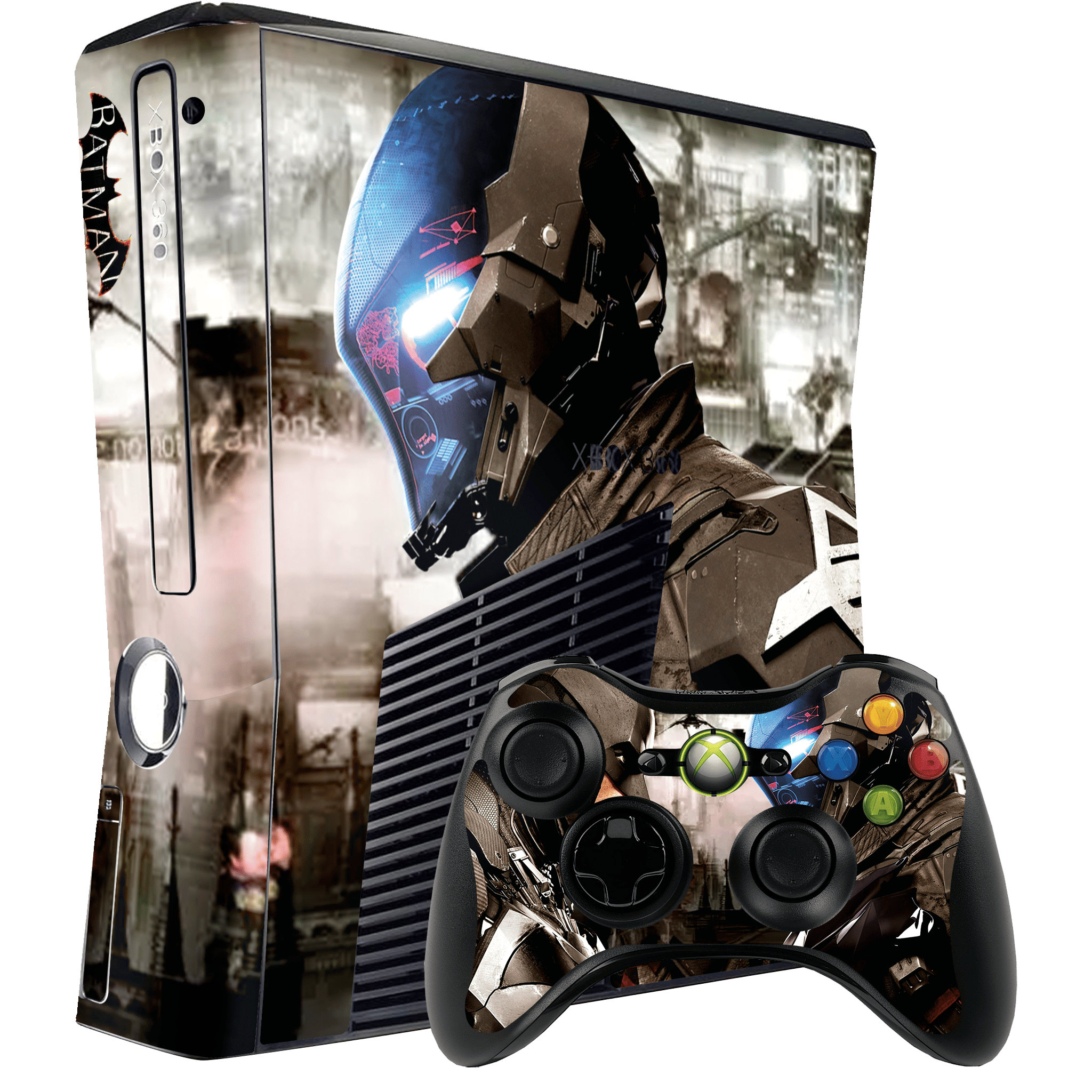 Batman Arkham Skin Xbox 360 Slim Xonebrand