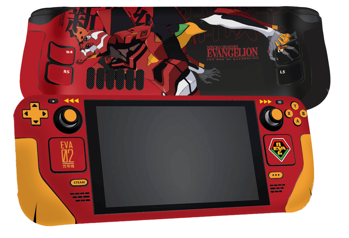 Evangelion eva 02 Steam Deck Skin Xonebrand