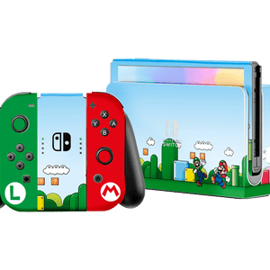 Mario Bros Nintendo Switch Oled (2021) Skin