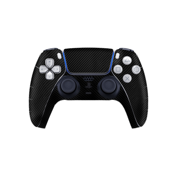 Fibra Carbono Negro Skin Playstation 5 DualSense Full