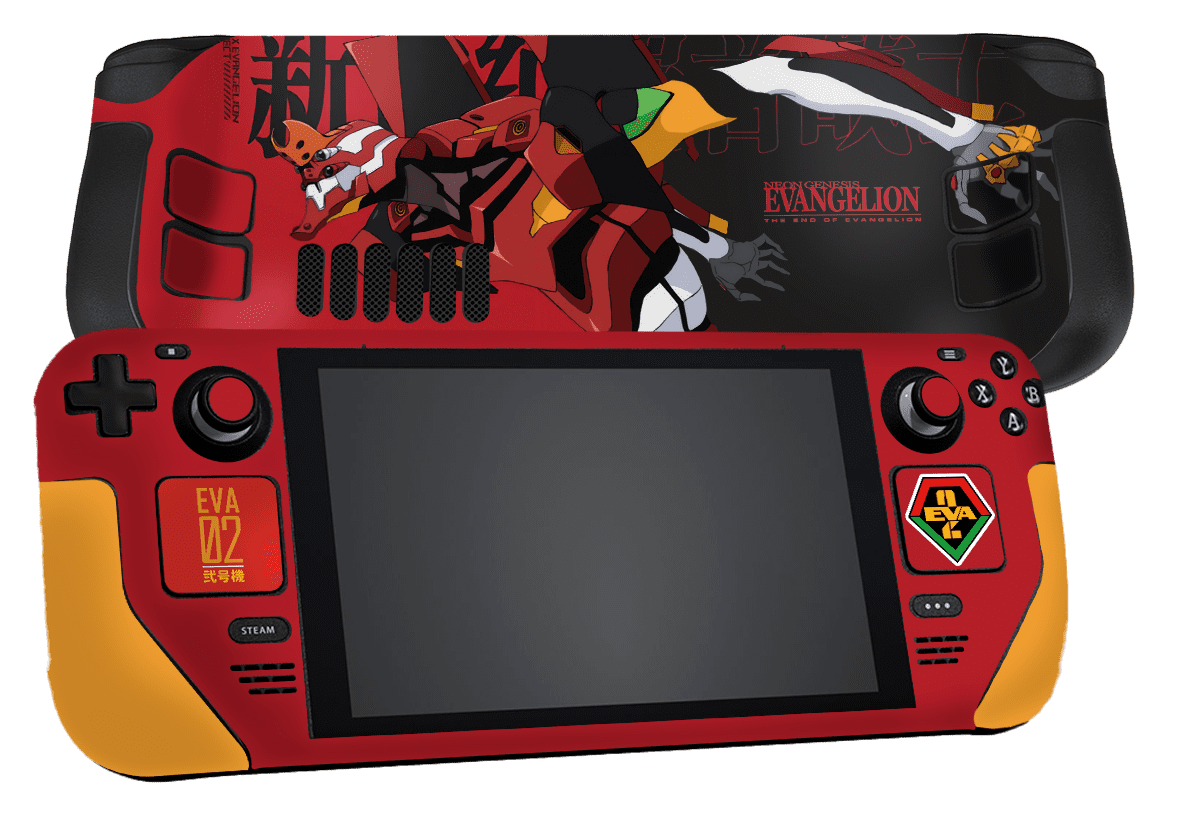 Evangelion Eva-02 Steam Deck Handheld Gaming Computer Skin