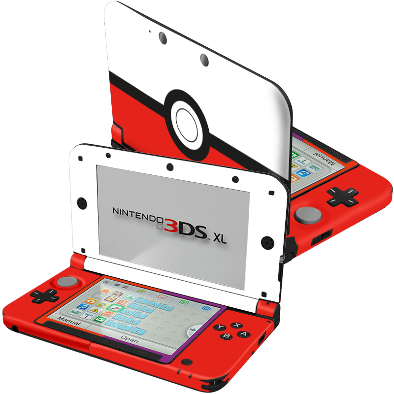Pokemon Pokebola Skin Nintendo 3Ds XL (2012) Xonebrand