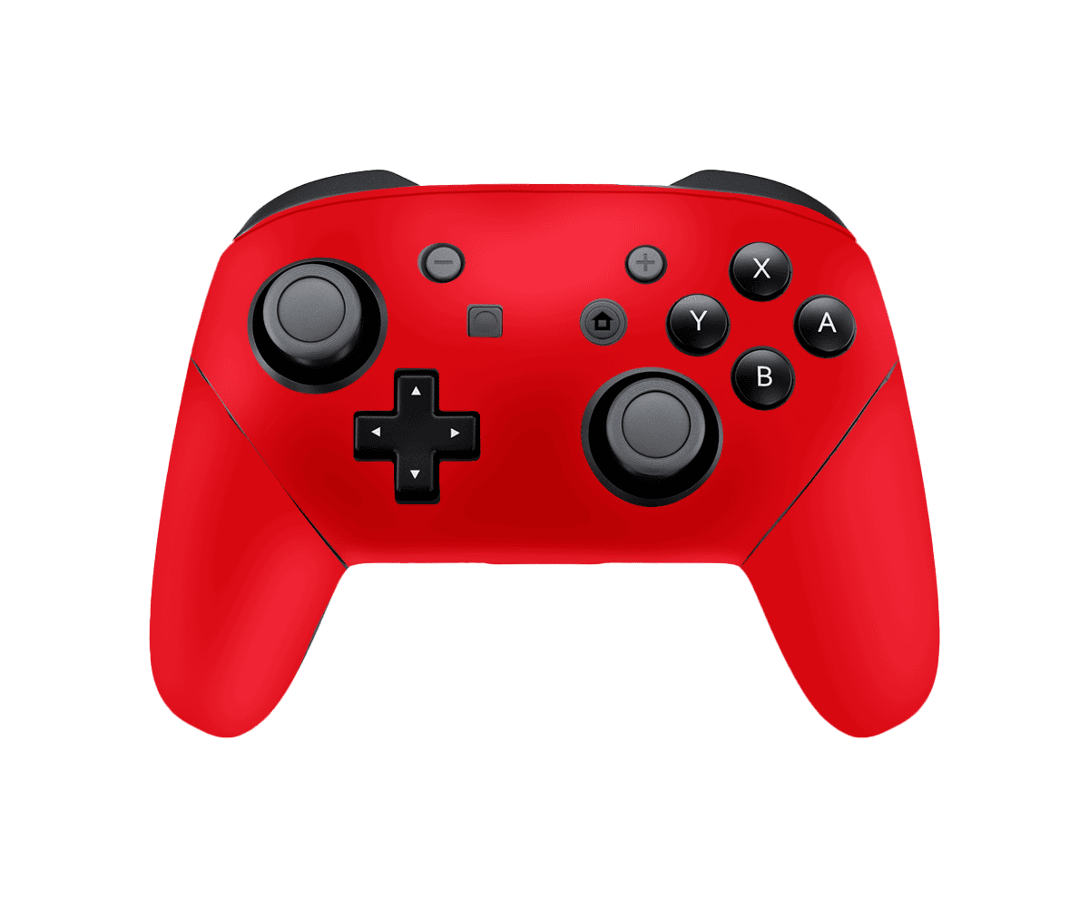Matte Red Skin Nintendo Switch Pro Controller