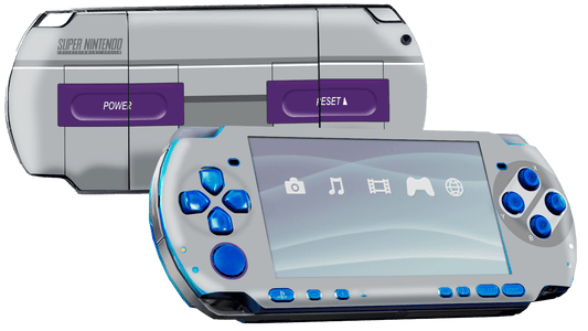 SNES PSP Handheld Gaming Bundle Skin