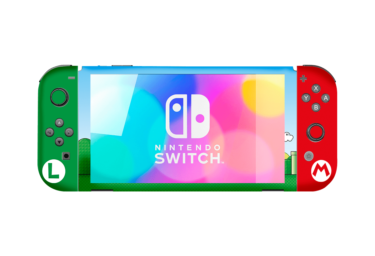 Mario Bros Nintendo Switch Oled (2021) Skin