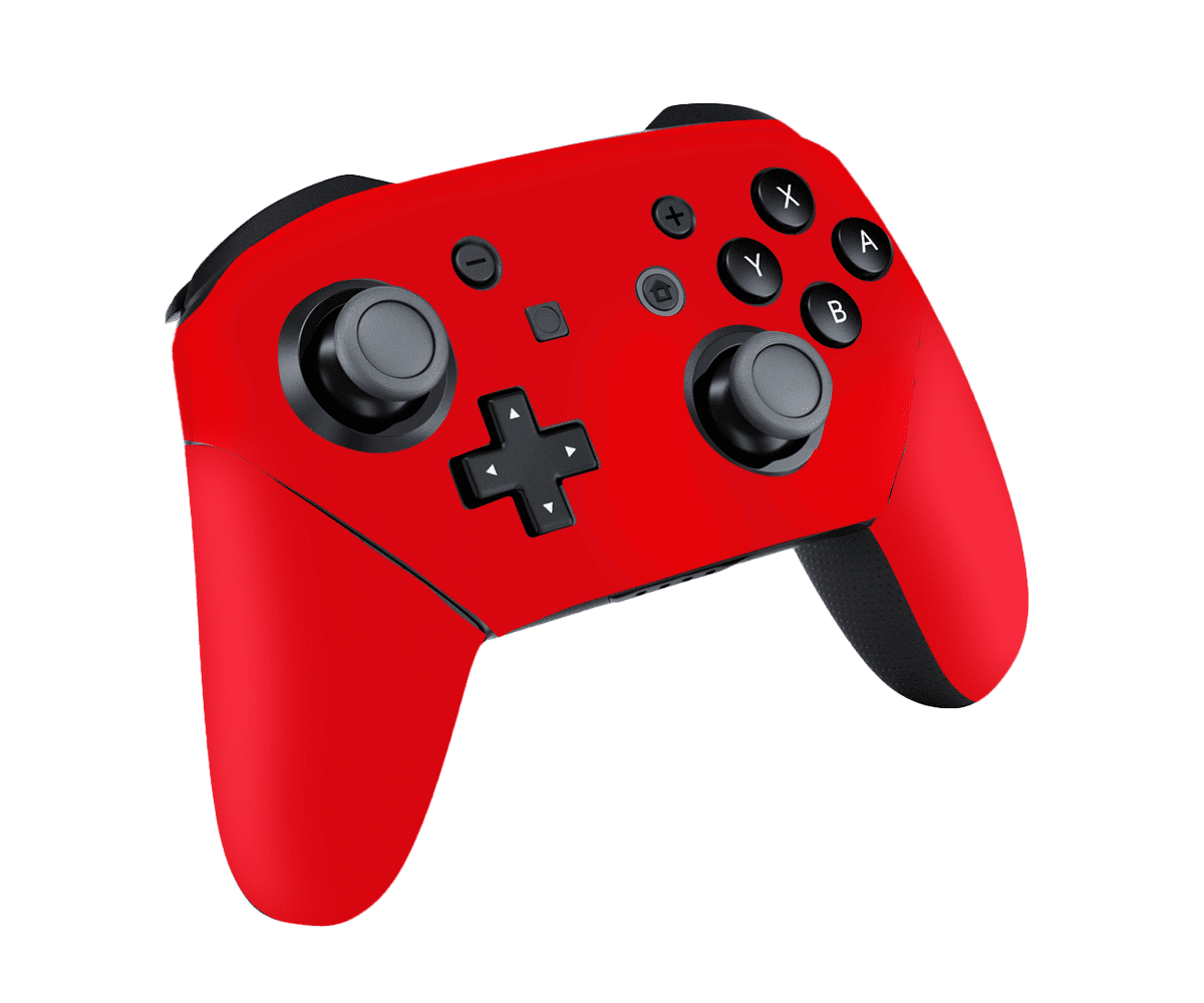 Matte Red Skin Nintendo Switch Pro Controller