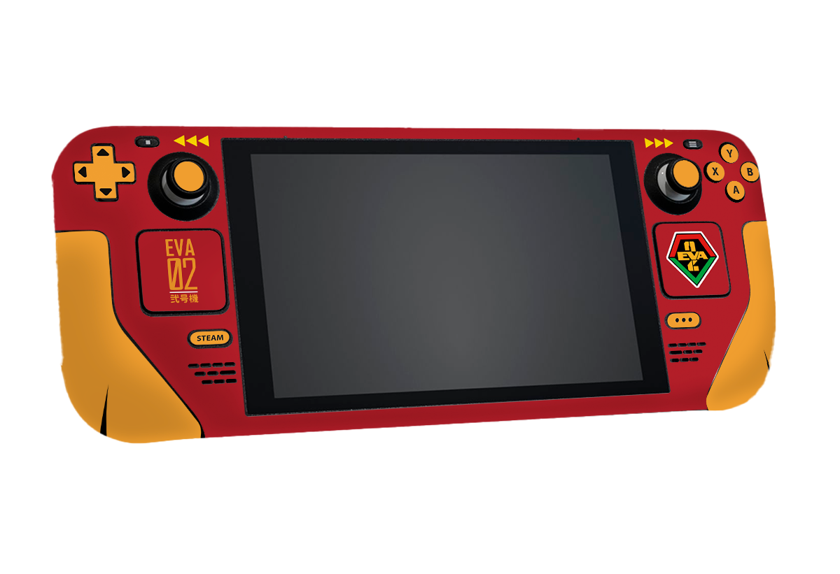 Evangelion eva 02 Steam Deck Skin Xonebrand