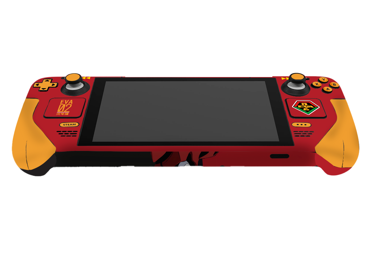Evangelion eva 02 Steam Deck Skin Xonebrand