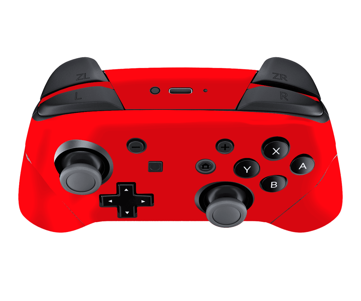 Matte Red Skin Nintendo Switch Pro Controller