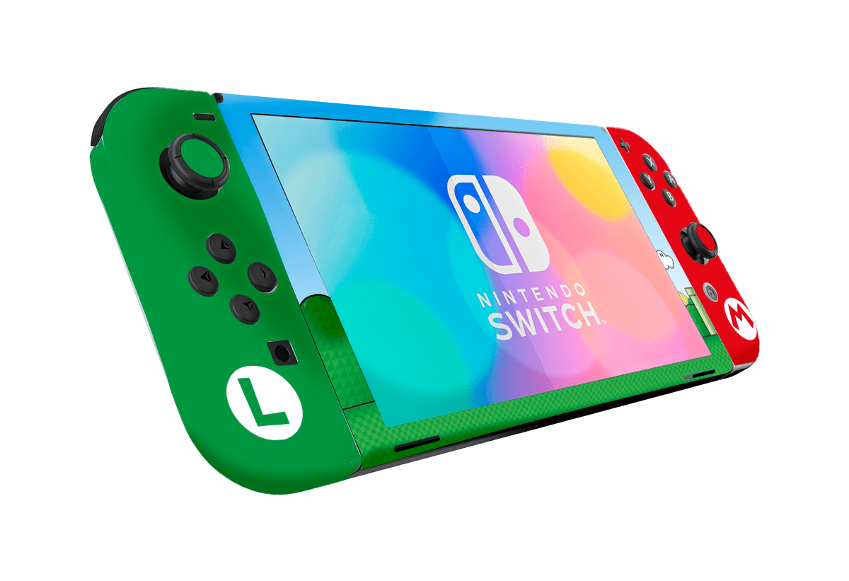 Mario Bros Nintendo Switch Oled (2021) Skin