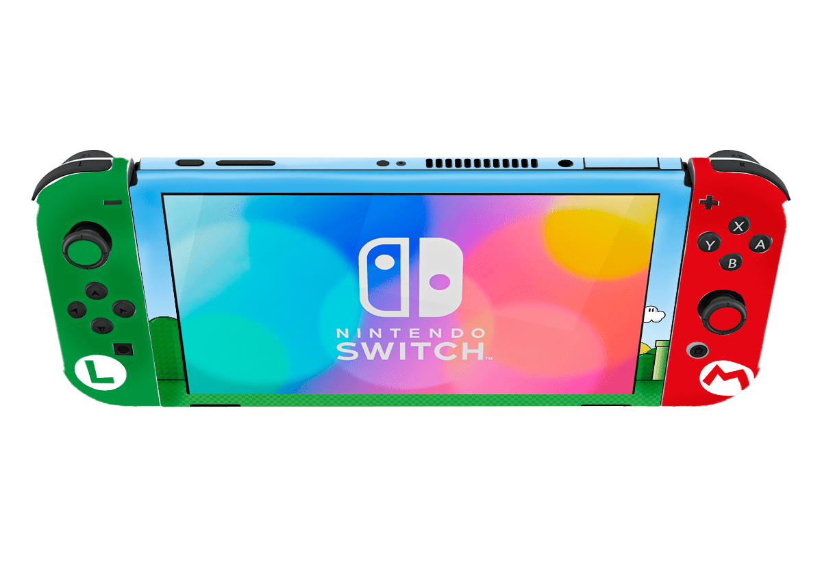 Mario Bros Nintendo Switch Oled (2021) Skin