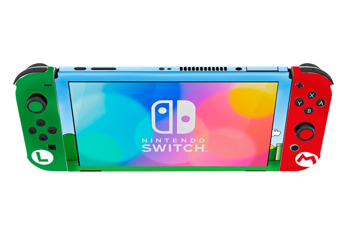 Mario World Skin Nintendo Switch OLED (2021) Xonebrand