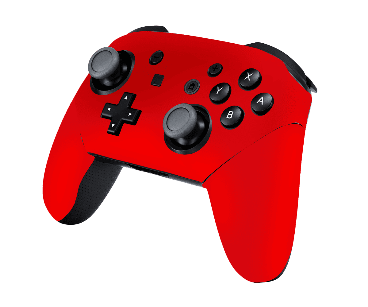 Matte Red Skin Nintendo Switch Pro Controller