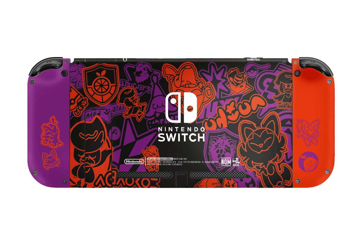 Pokemon Scarlet & Violet Skin Nintendo Switch (2017) Xonebrand