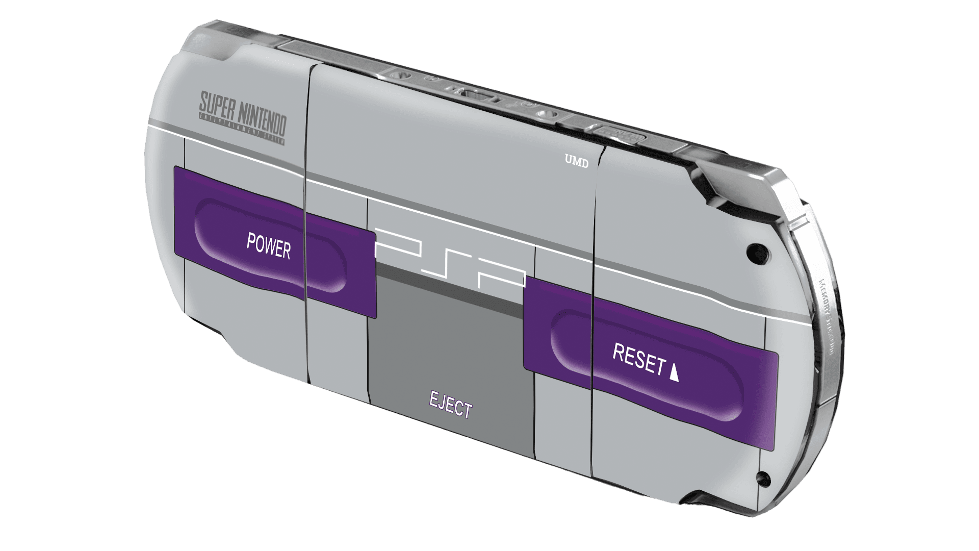 SNES Skin Playstation Portable (PSP) Xonebrand