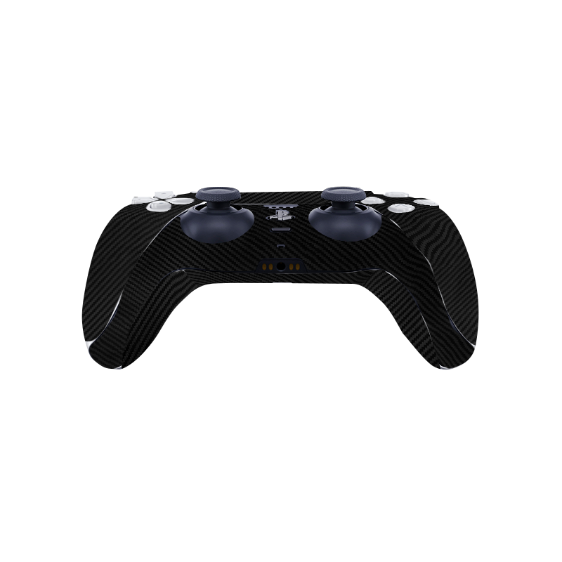 Fibra Carbono Negro Skin Playstation 5 DualSense Full