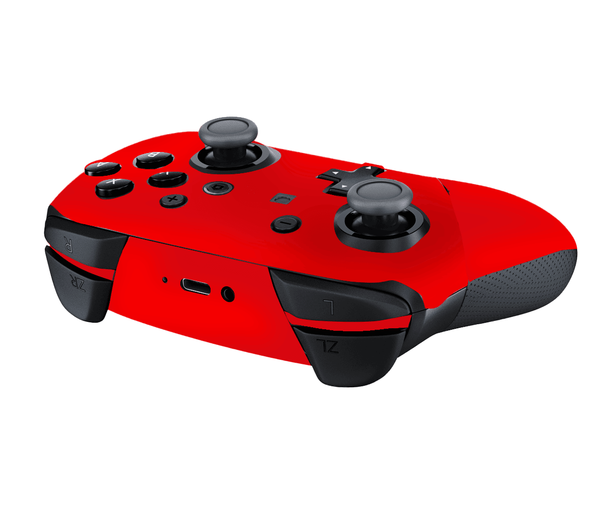 Matte Red Skin Nintendo Switch Pro Controller