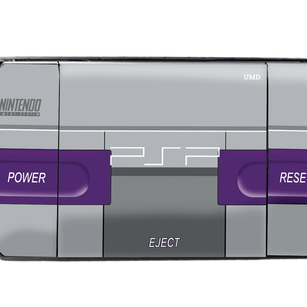 SNES Skin Playstation Portable (PSP) Xonebrand