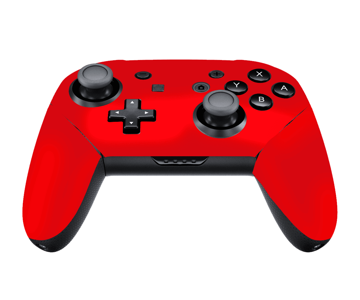 Matte Red Skin Nintendo Switch Pro Controller