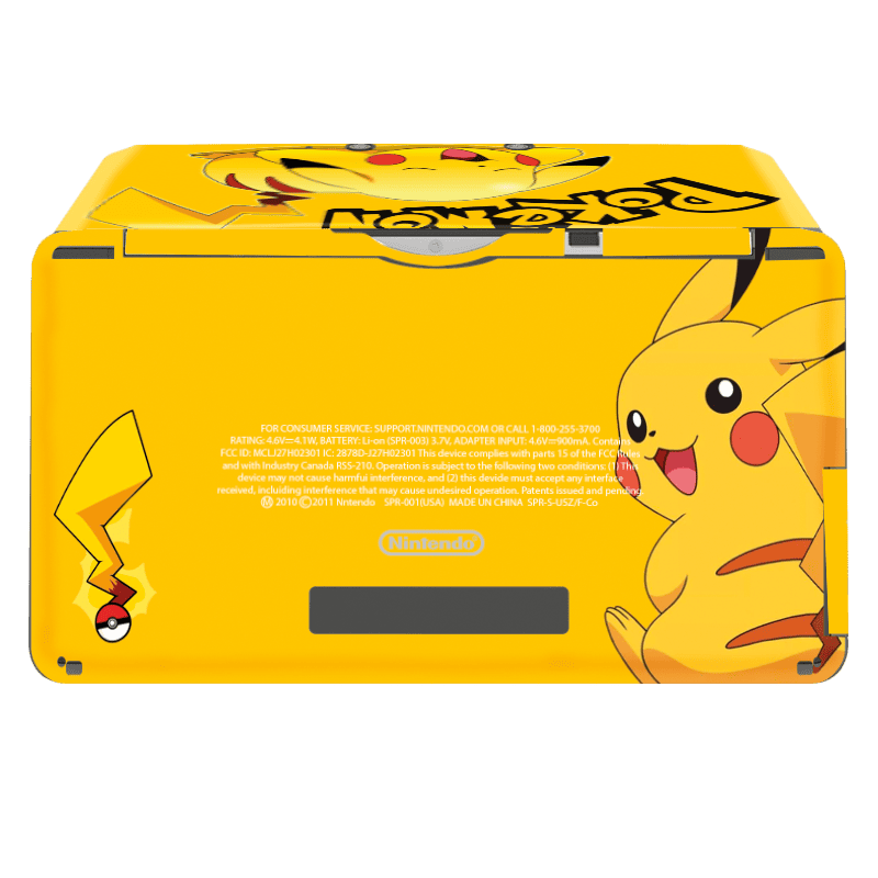 Pokemon Pikachu Nintendo 3DS Skin