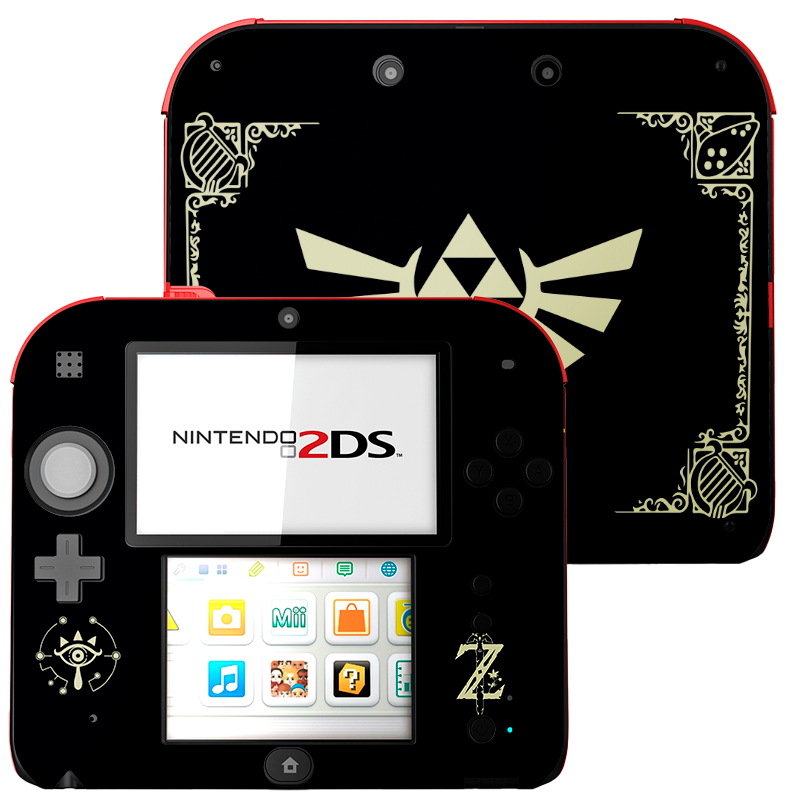 Skin para Nintendo 2Ds edición Zelda Black – Xonebrand