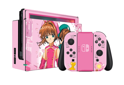 Sakura Card Nintendo Switch Skin