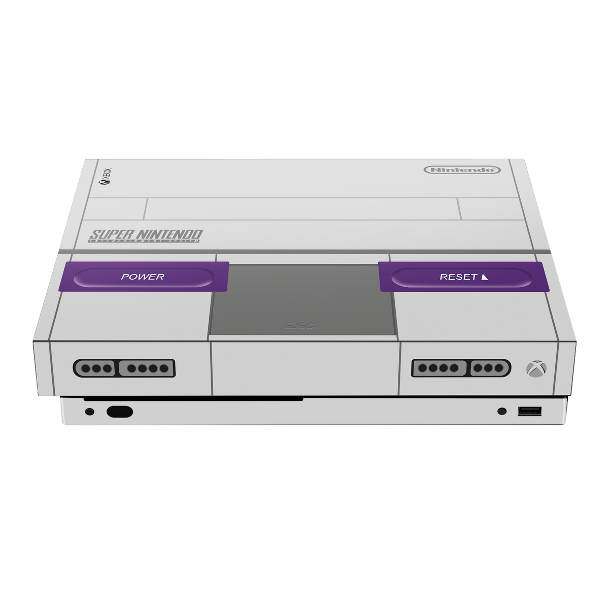 SNES Skin Xbox One X Xonebrand