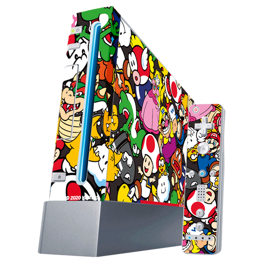 Personajes Mario Bros Nintendo Wii Skin