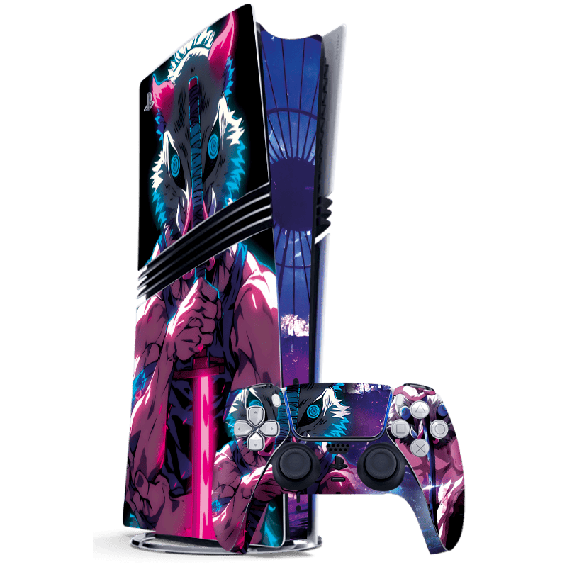 Demon Slayer Inosuke PS5 Pro Bundle Skin