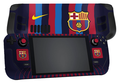 FC Barcelona Steam Deck Handheld Gaming Computer Skin