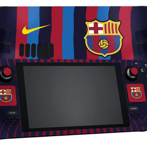 FC Barcelona Steam Deck Handheld Gaming Computer Skin