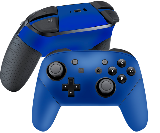 Azul Mate Skin Nintendo Switch Pro Controller