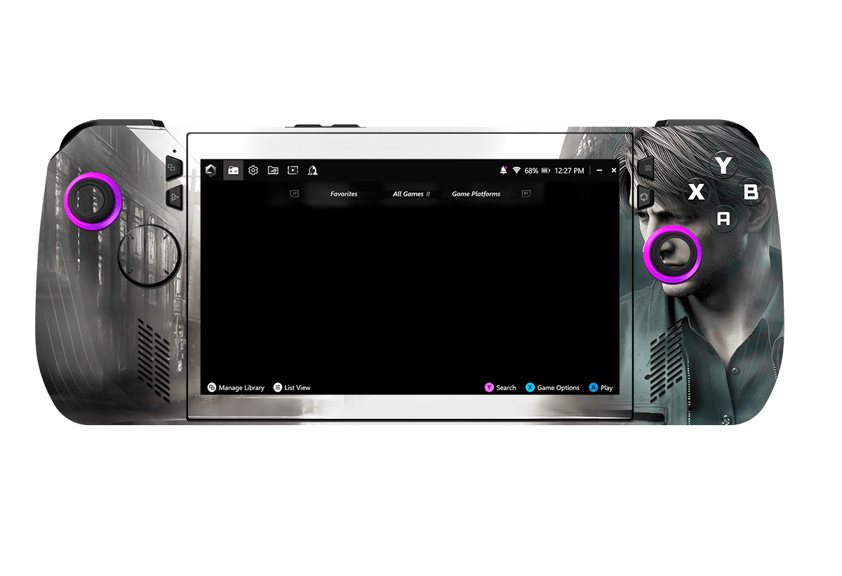 Silent Hill Asus Rog Ally X Handheld Gaming Computer Skin