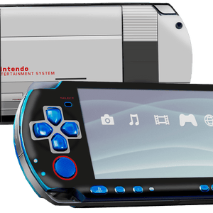 NES PSP Handheld Gaming Bundle Skin