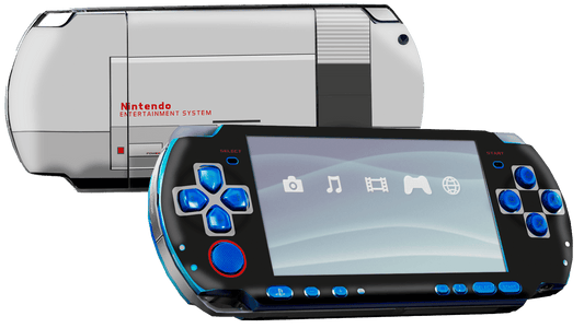 NES PSP Handheld Gaming Bundle Skin