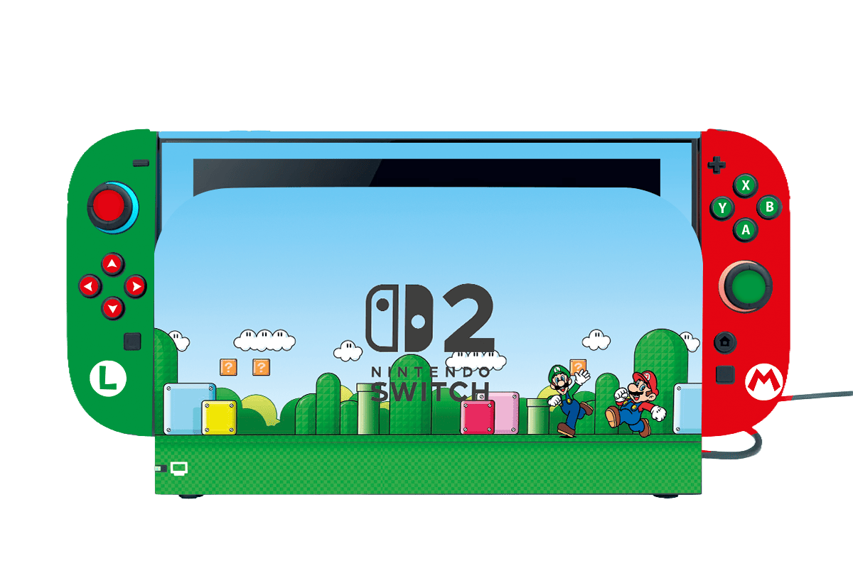 Super Mario Bros Skin Nintendo Switch 2 (2025) Xonebrand