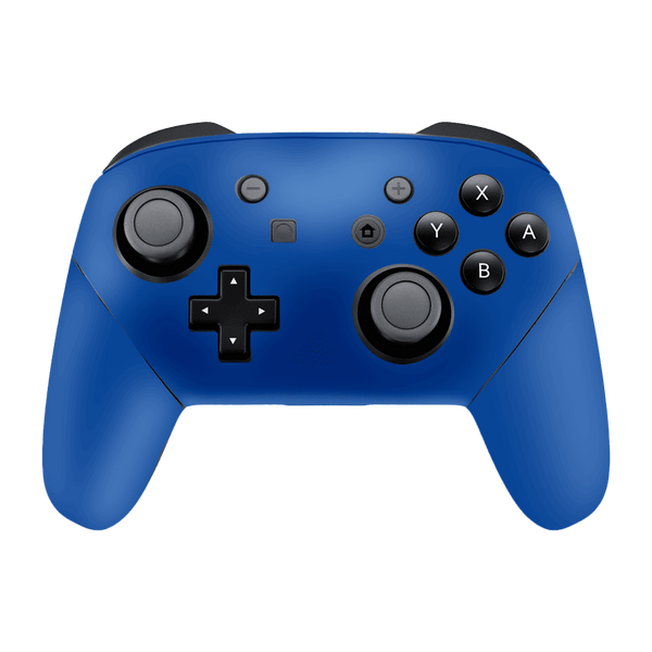 Azul Mate Skin Nintendo Switch Pro Controller