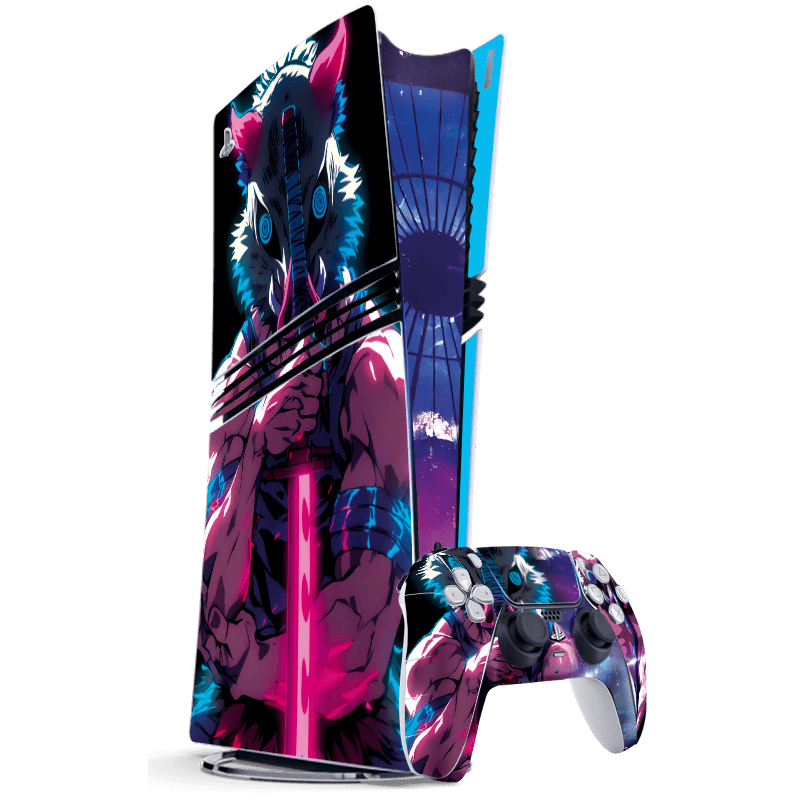 Demon Slayer Inosuke Skin Playstation 5 Pro Xonebrand