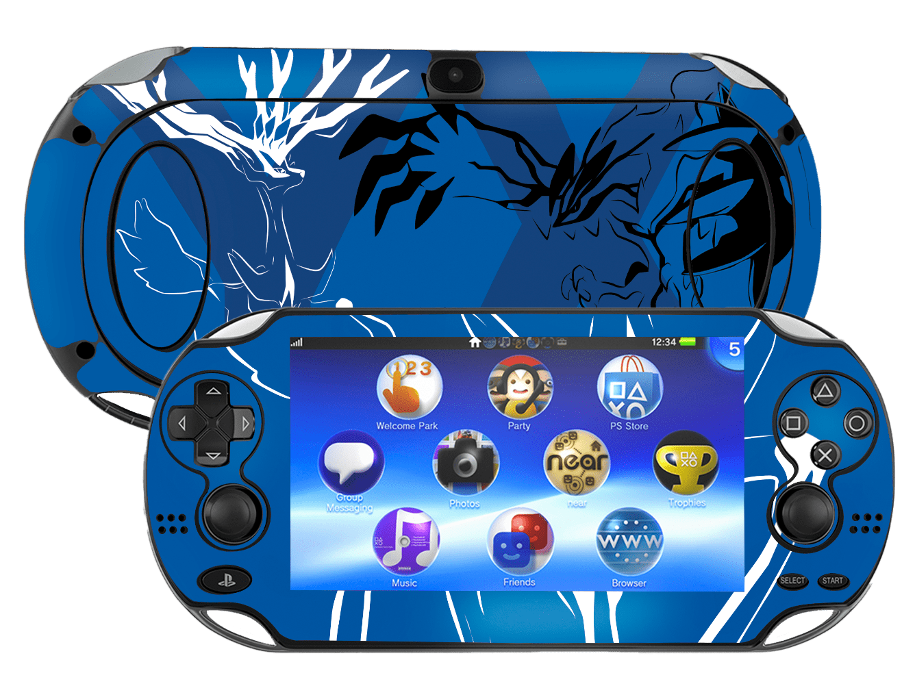 Pokemon X&Y Skin Playstation Portable PSVita Fat