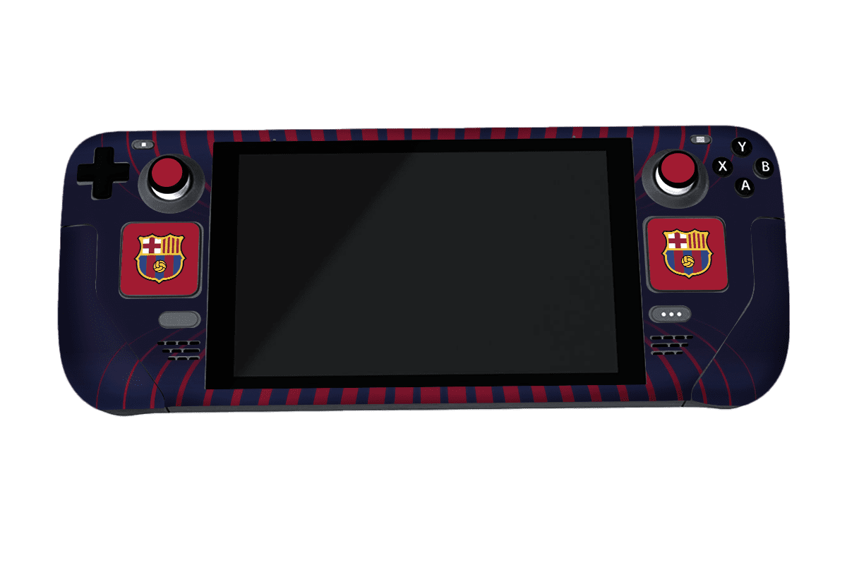 FC Barcelona Steam Deck Handheld Gaming Computer Skin