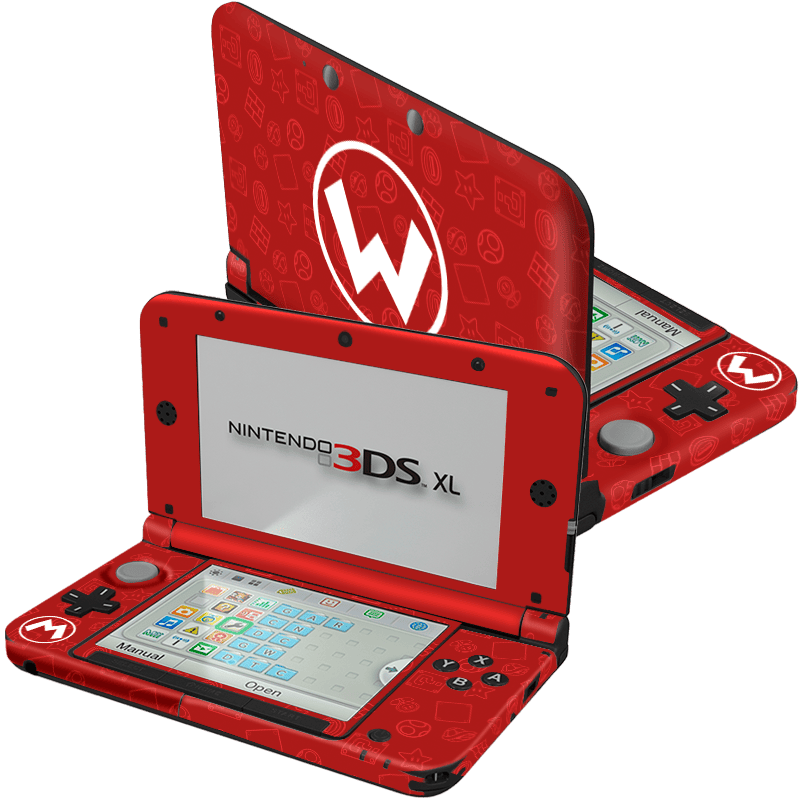 Mario Bros Iconos Nintendo 3DS XL 2015 Skin