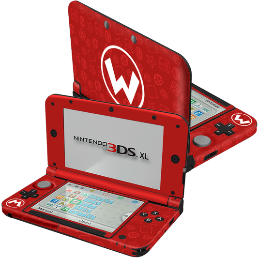 Mario Bros Icons Nintendo 3DS XL 2015 Skin