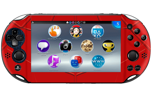 Spiderman Skin Playstation Portable PSVita Slim