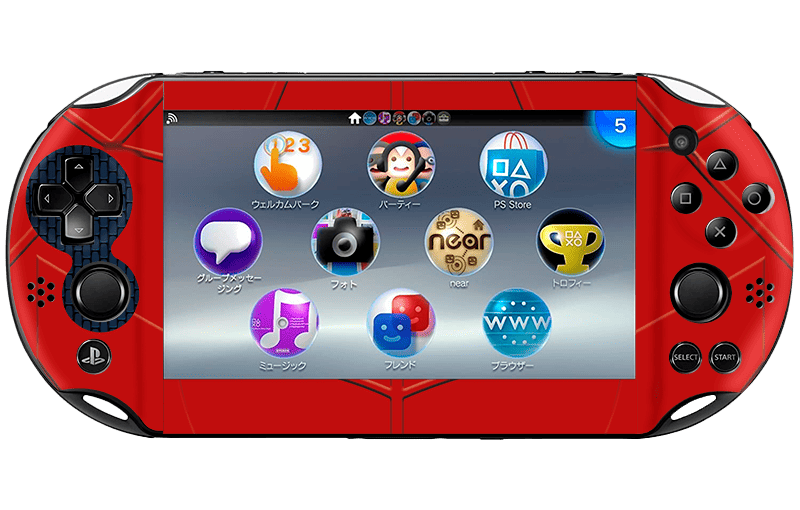 Spiderman Skin Playstation Portable PSVita Slim