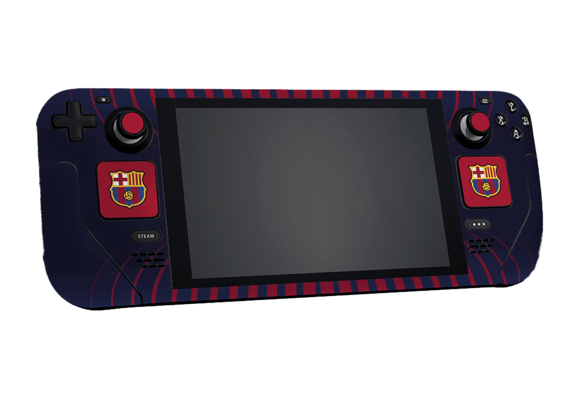 FC Barcelona Steam Deck Handheld Gaming Computer Skin