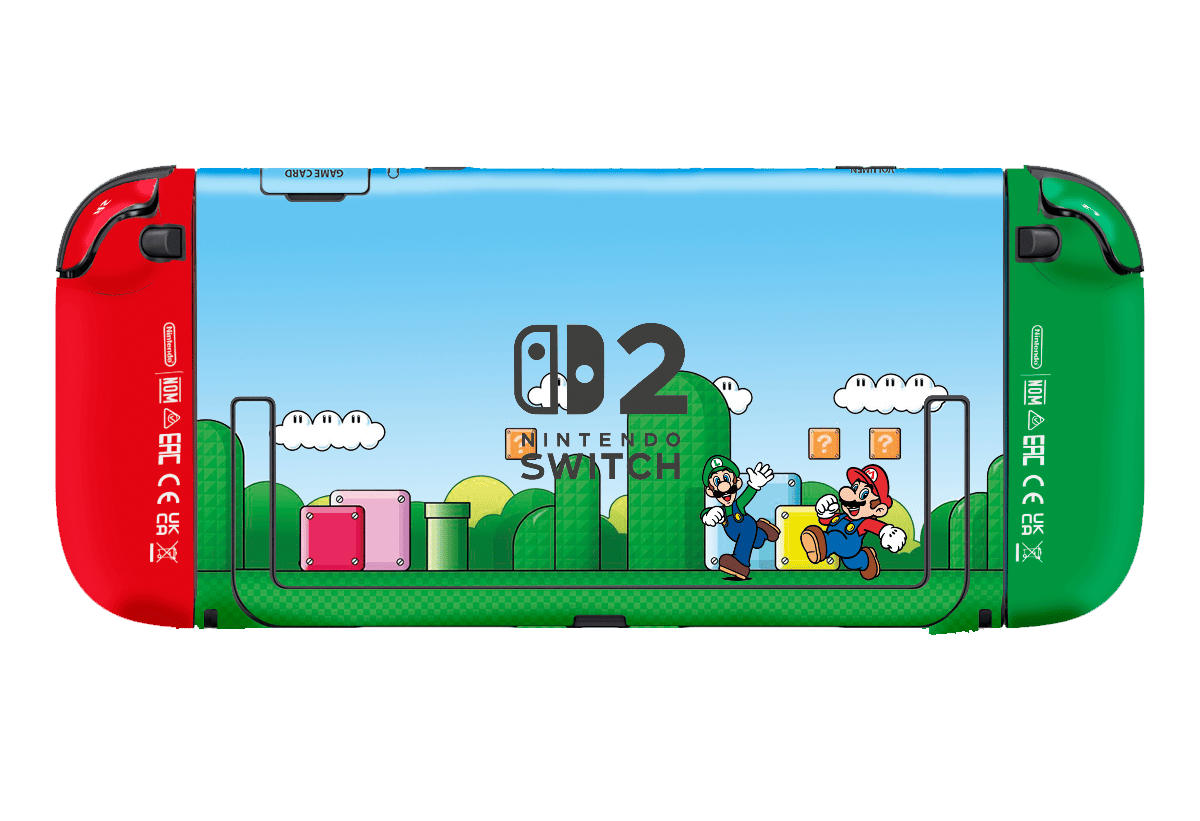 Super Mario Bros Skin Nintendo Switch 2 (2025) Xonebrand