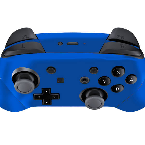 Azul Mate Skin Nintendo Switch Pro Controller